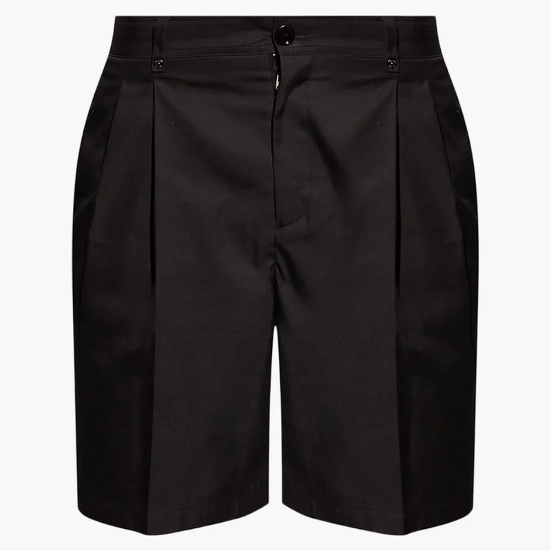 Burberry Technical Cotton Tailored Shorts Black