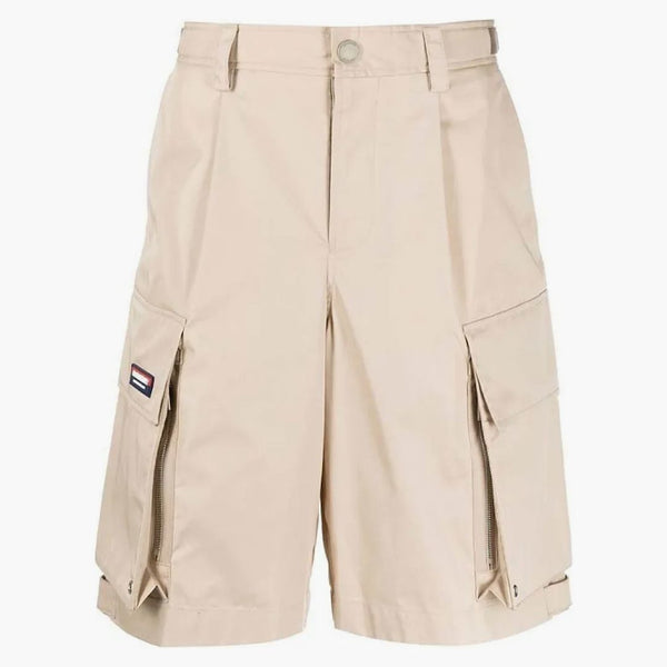 Burberry Technical Cotton Shorts Soft Fawn