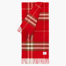 Burberry the Classic Check Cashmere Scarf Red