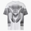 Burberry Thomas Bear Print Cotton Oversized T-Shirt White/Grey