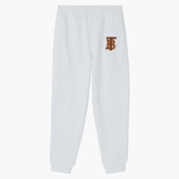 Burberry Tiger Tb Monogram Motif Sweatpants White