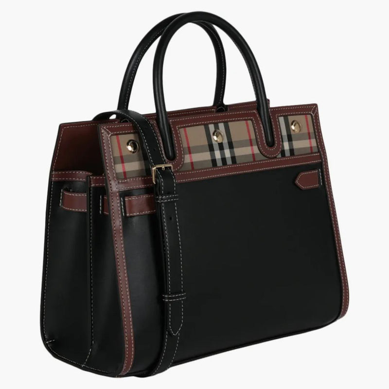 Burberry titel axelväska svart