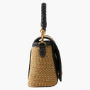 Burberry Top Handle Note Bag Natural/Black