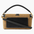 Burberry Top Handle Note Bag Natural/Black