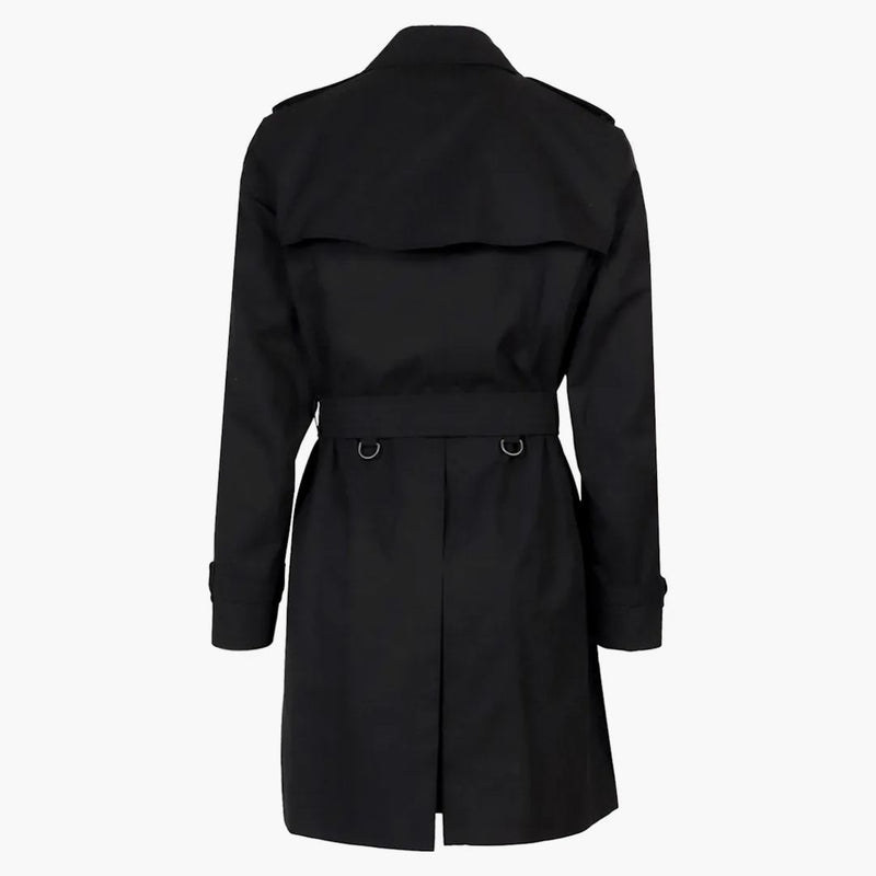 Burberry Traditionell check foder bomullsgravrock svart