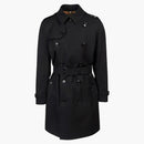 Burberry Tradiční kontrola podšívka bavlněná příkop černá