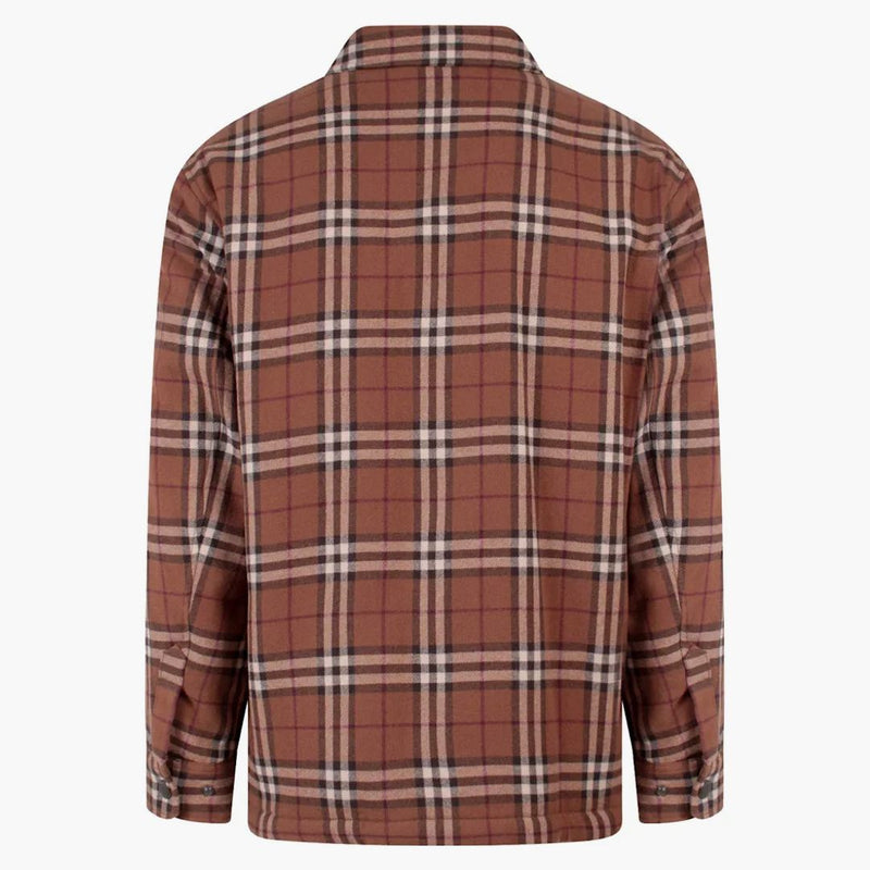Burberry Traditional Check Print Jacket Brown