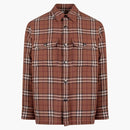 Burberry Traditional Check Print Jacket Brown