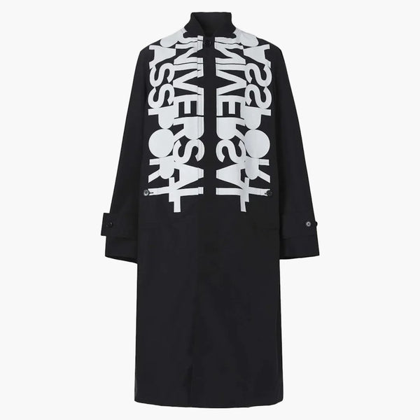 Burberry Universal Passport Coat Black/White