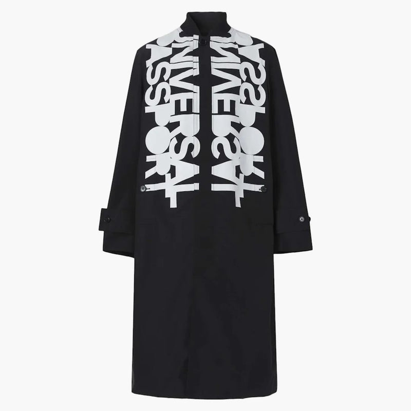Burberry Universal Passport Coat Black/White