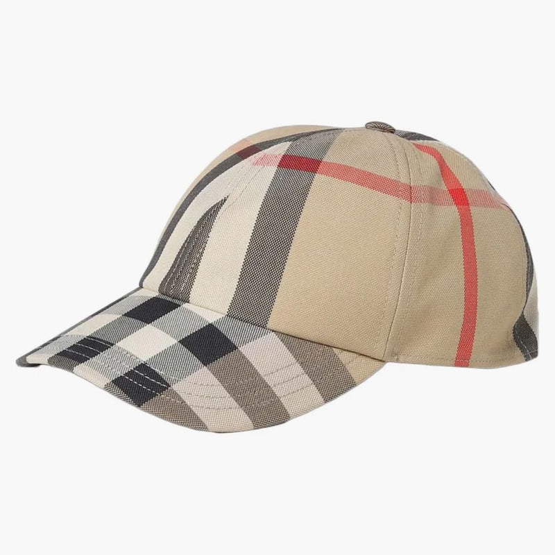 Burberry vintage check baseball cap beige