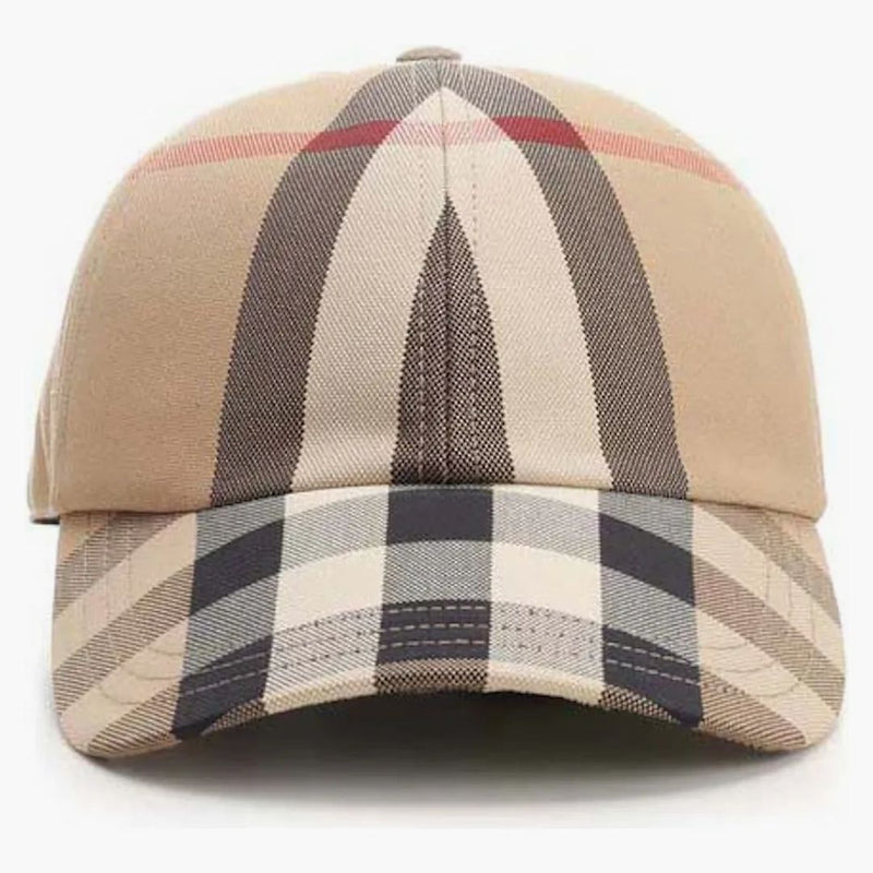 Burberry vintage check baseball cap beige