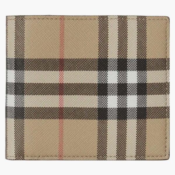 Burberry Vintage Check Bifold Wallet Beige/black