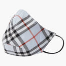 Burberry Vintage Check Cotton Face Mask Pale Blue