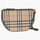 Burberry Vintage Check Cotton Olympia Pouch Archive Beige