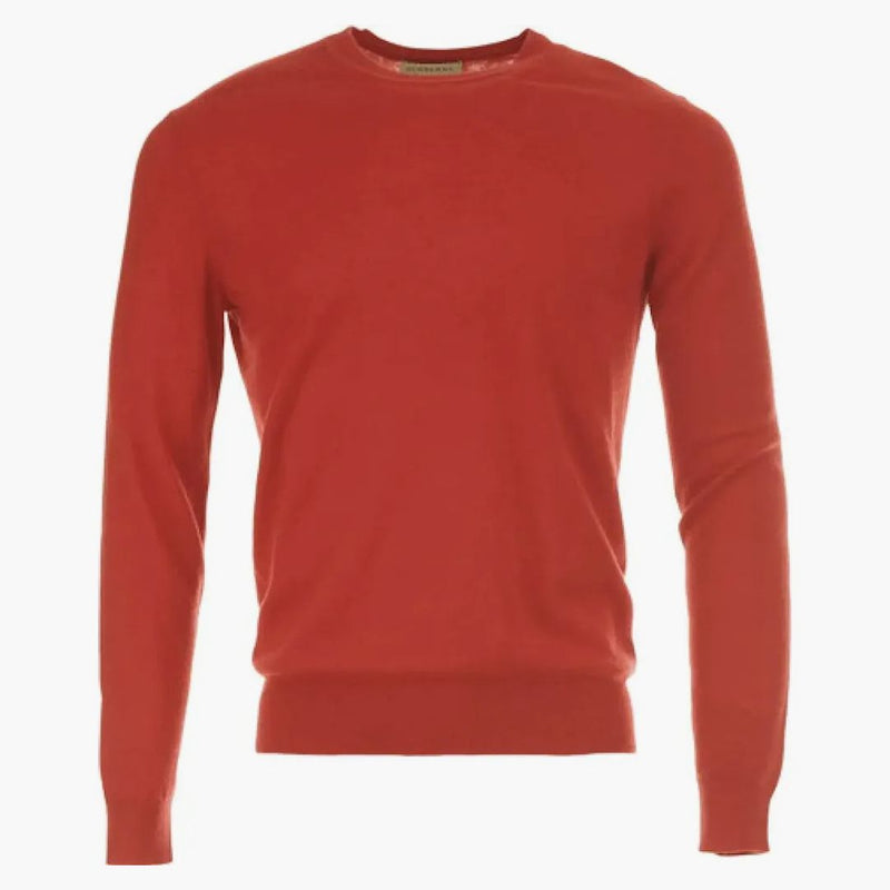 Burberry Vintage Controlla la felpa della patch di gomma rosso