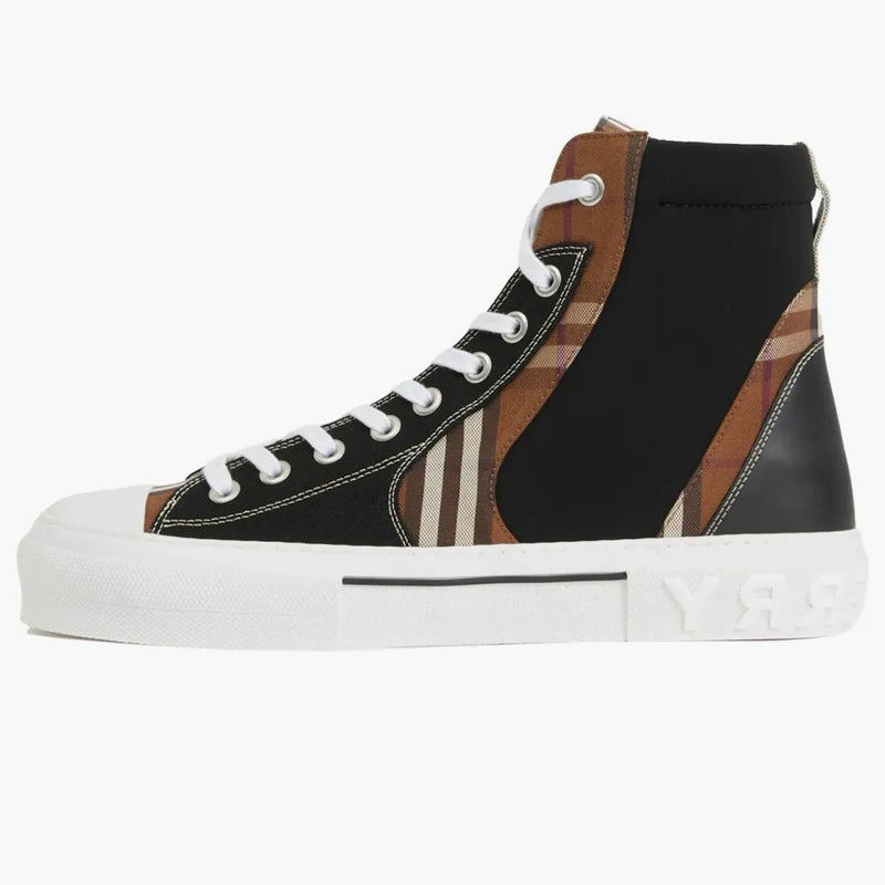 Burberry Vintage Check High Top Brown Black