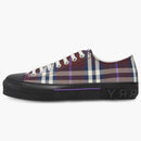 Burberry Vintage Check Low Top Sneaker Borgoña Check
