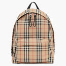 Burberry Vintage Check Nylon Backpack Archive Beige