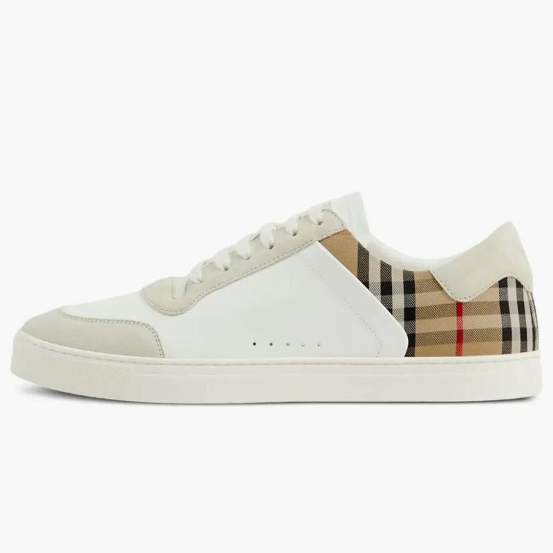 Burberry Vintage Check Panelled White Archvie Beige