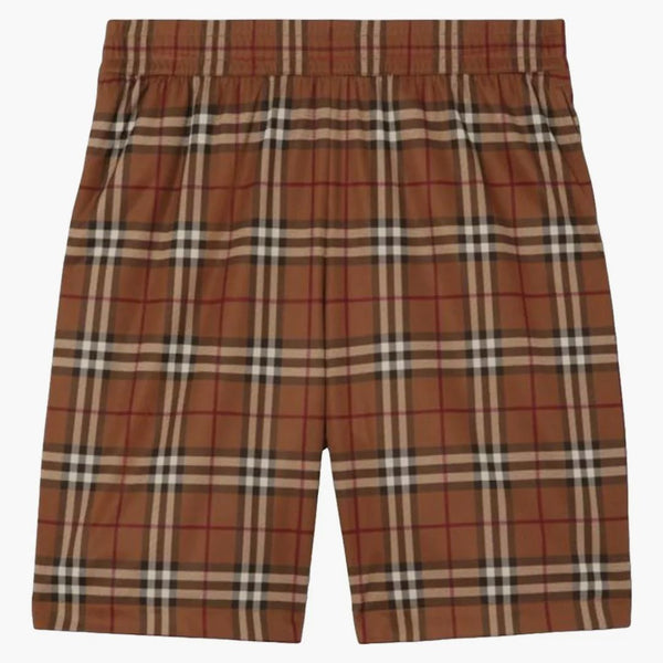 Burberry Vintage Check Shorts Brown