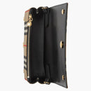 Burberry Vintage Check and Leather Crossbody Bag Small Archive Beige/Black