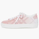 Burberry Westford Perforated Check Low-Top Pink White (Women's)