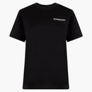 Burberry Women's Back Monogram Cotton T-shirt Black