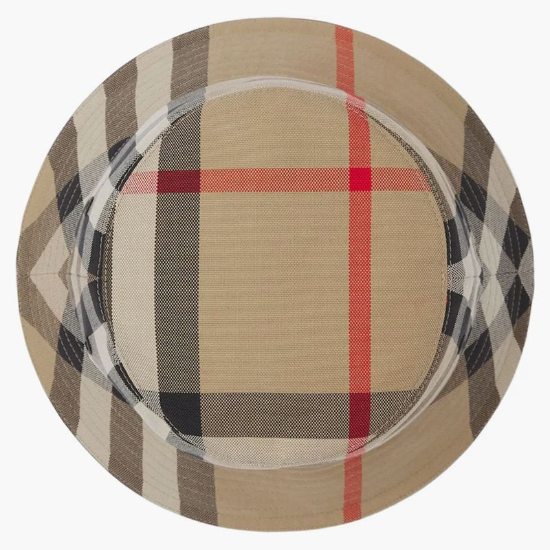 Burberry Women's Check Cotton Bucket has Archive Beige