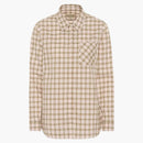 Burberry Women's Checked Cotton Shirt Pink