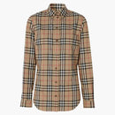 Burberry Womens Classic Very Button Down Shirt Vintage Check