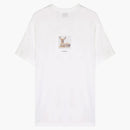 Burberry Womens Deer Print Cotton T-Shirt White