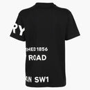 Burberry Womens Horseferry Print Cotton Oversized T-Shirt Black/White