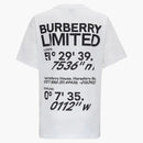 Burberry Womens Horseferry Print Cotton Oversized T-shirt White/black