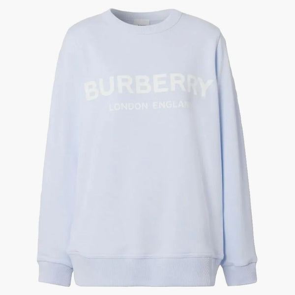 Mikina s logem Burberry Women bledě modrá