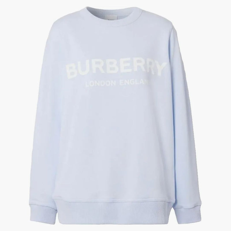 Mikina s logem Burberry Women bledě modrá