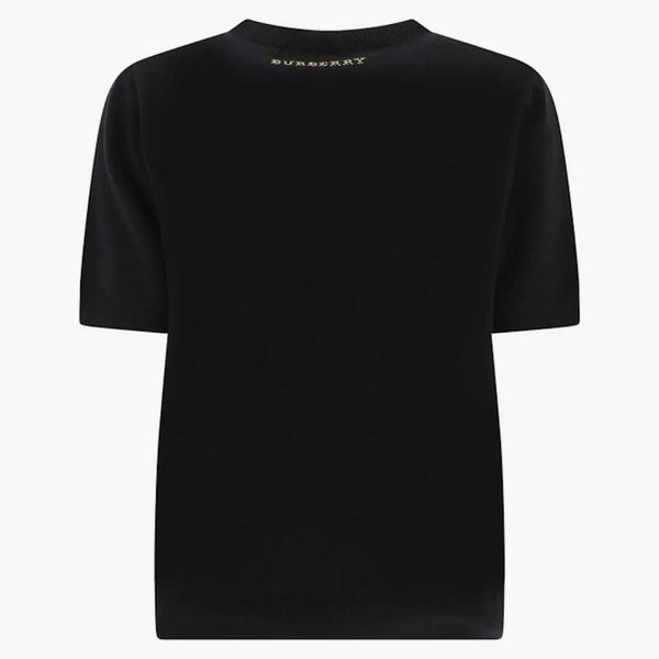 Burberry kvinnor maglioncino sari s/s stickad tröja svart