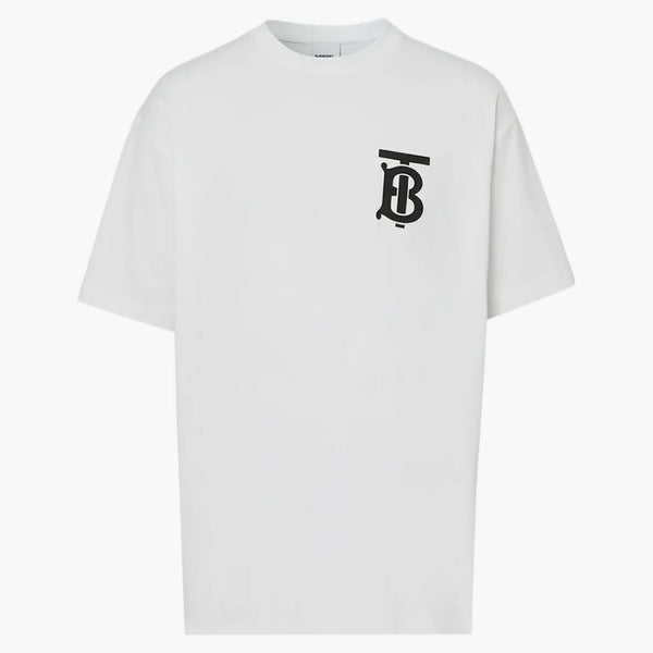 Monogramma femminile Burberry Motivo di grandi dimensioni Bianco
