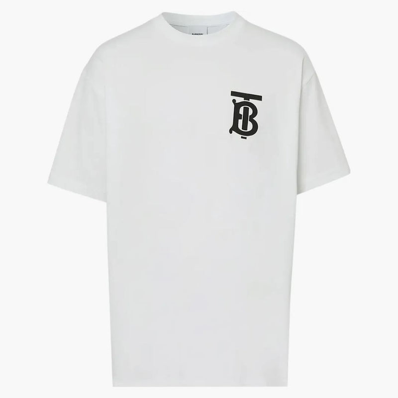 Monogramma femminile Burberry Motivo di grandi dimensioni Bianco