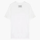 BURBERRY Dámské montážní tiskové tričko bílé