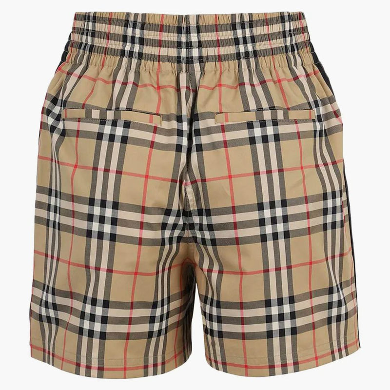 Burberry Womens Stretch Cotton Shorts Vintage Check