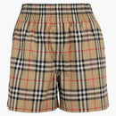 BURBERRY Dámské protahování bavlněných šortek Vintage