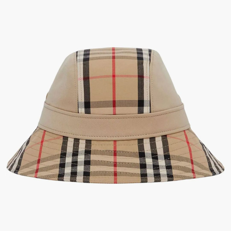 Burberry Women's Supernova Check Bucket has Honey Beige