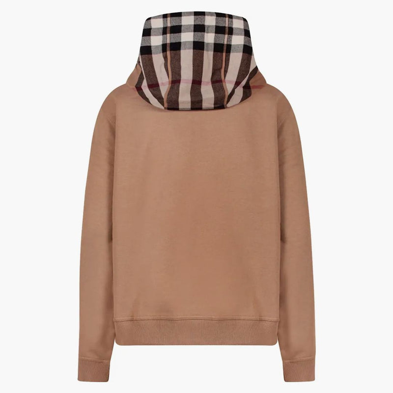Burberry dámská tartan motiv bavlna mikina béžová