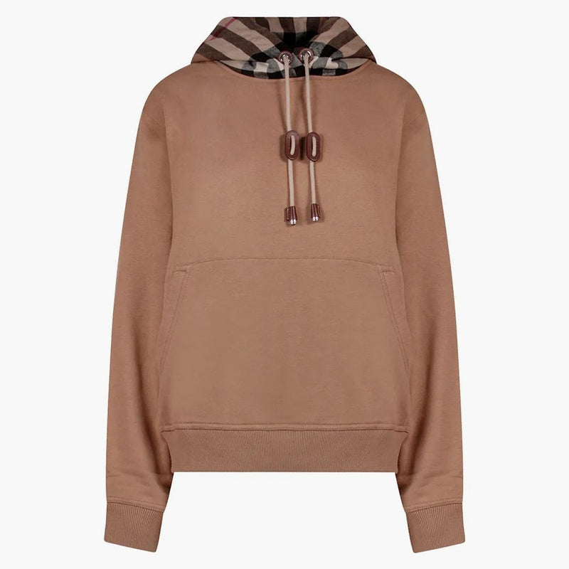 Burberry dámská tartan motiv bavlna mikina béžová