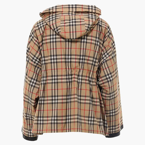 Burberry Women's Traditional Check Print Jacket Beige