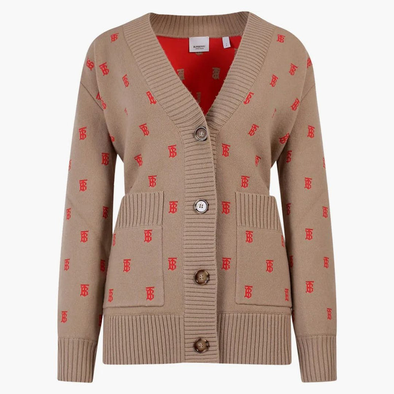 Dámská vlna a kašmírová svetr Burberry