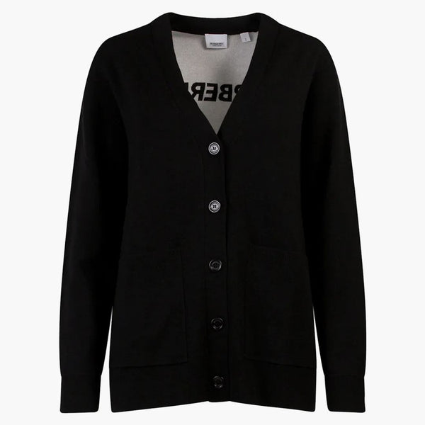 Burberry Women's Wool Blend Cardigan Black