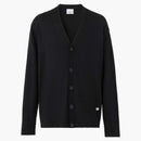 Burberry Wool y Silk V Cardigan Black