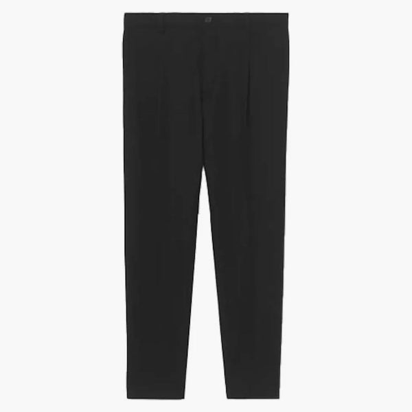 Burberry Wool Blend Casual Pants Black